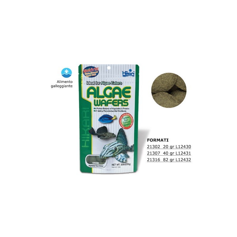 Plaquettes d'algues Hikari