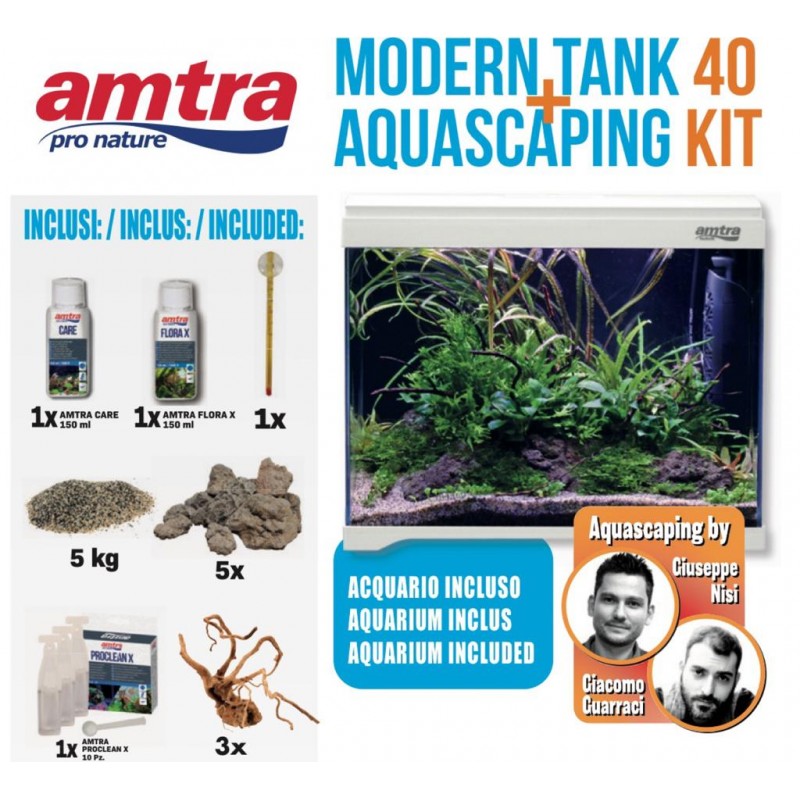 Kit d'aquascope avec réservoir moderne 40 LED...