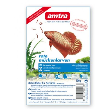 Chironomus rouge AMTRA Blister Frost 100gr gelé