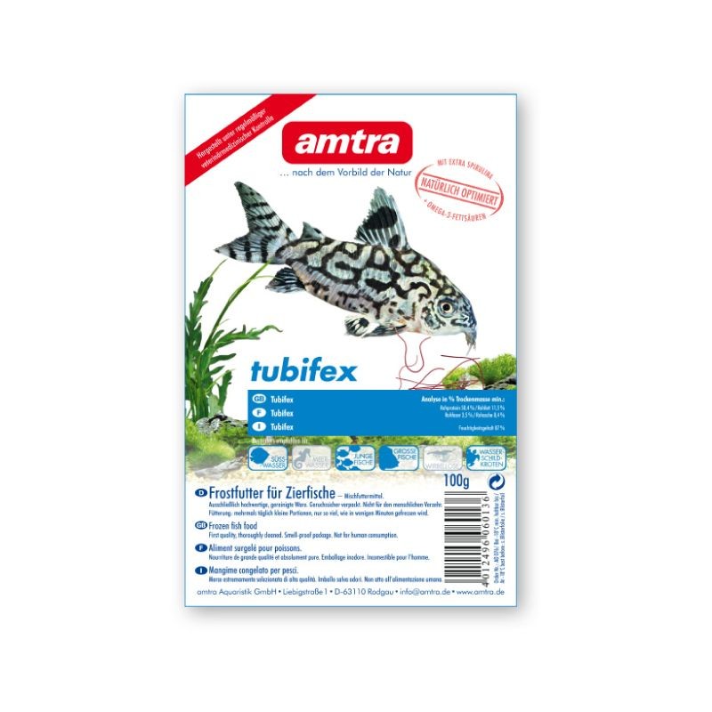 Tubifex amtra gelen 100 gr