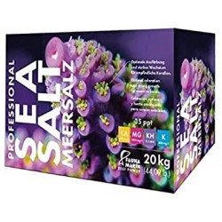 20 kg de sel de mer avec test ICP Fauna Marin Seau de sel de mer professionnel