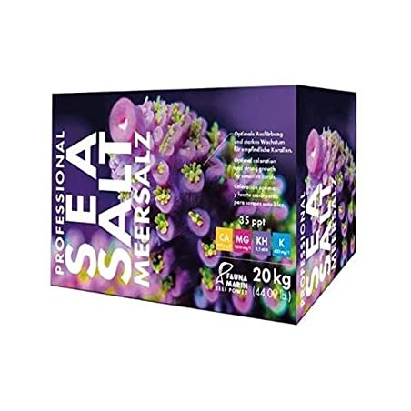 Sale marino 20 kg con test ICP Fauna Marin Professional Sea Salt Secchio