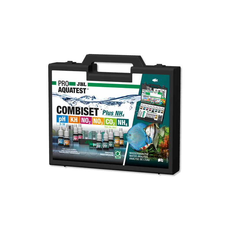 CombiSet Test kit plus NH4 JBL aquatest briefcase