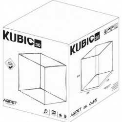 Kubic bathtub Extra light glass transparent silicone AQPET 2