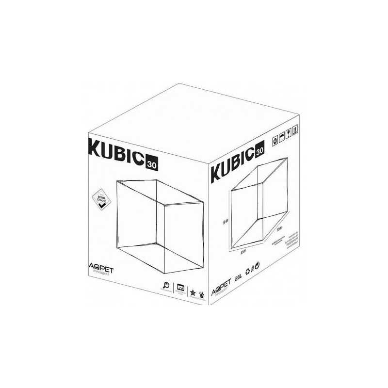 Kubic bathtub Extra light glass transparent...