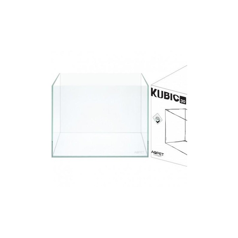 Kubic extra clear glass silicone transparent Aqpet