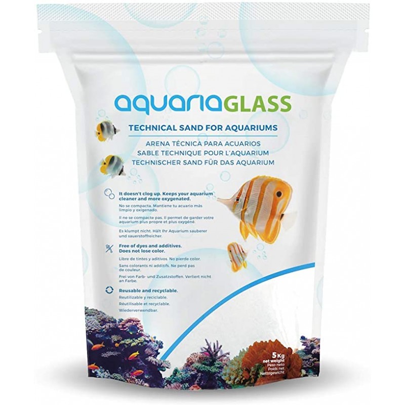 Sabbia di vetro Aquaria GLASS tropical 5 kg