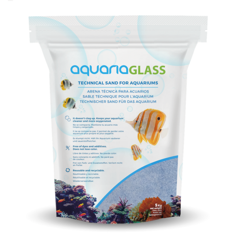 Sabbia di vetro Aquaria GLASS tropical 5 kg
