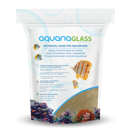 Sabbia di vetro Aquaria GLASS tropical 5 kg