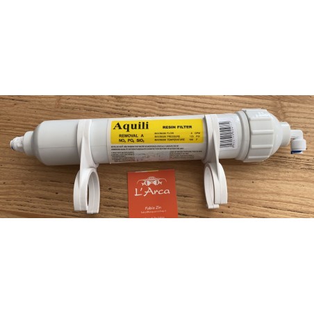 Silicati Removal Cartridge A NO3 PO4 SiO2 Aquili with fittings and clips