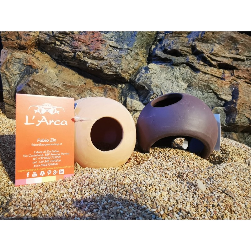 Casetta per pesci Clay Cave