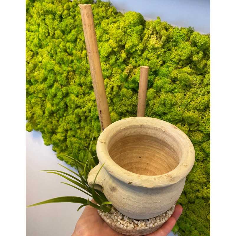Amphora XL with bamboo 33 cm