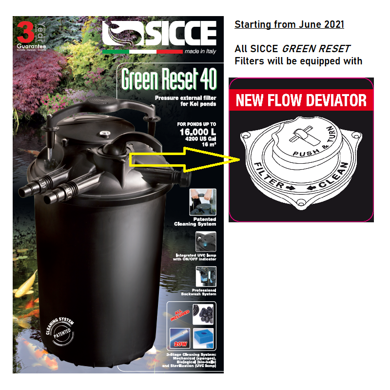 BIO filtre 40L UV Green Reset