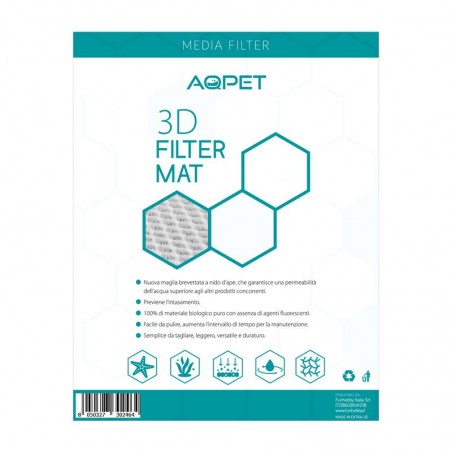 Materiale filtrante 3D Matt Aqpet Filter Line
