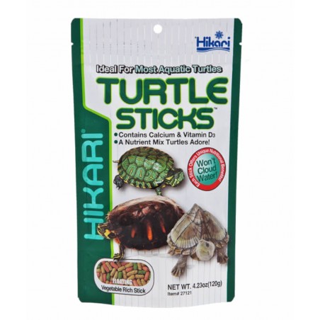 Turtle Sticks turtles feed Hikari