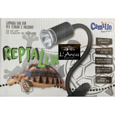 UVB uva lamp for terrariums and Reptalux paludaries