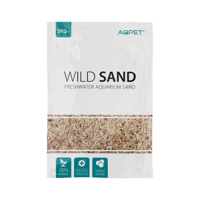6 colors of sand for freshwater aquariums Wild Sand Aqpet