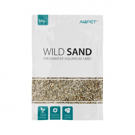 6 colors of sand for freshwater aquariums Wild Sand Aqpet