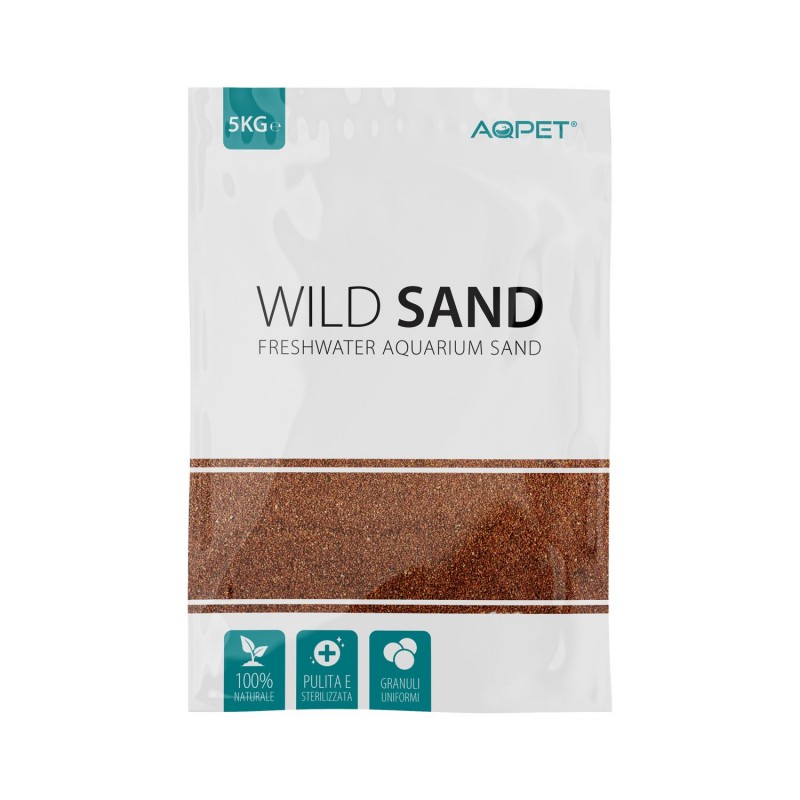 6 colors of sand for freshwater aquariums Wild Sand Aqpet
