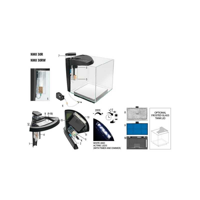 Newa More 30 Reef, Marine Aquarium 28 L - Newa