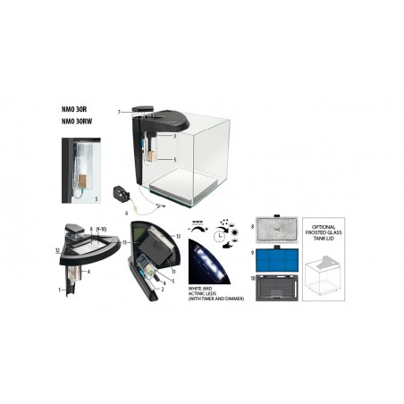 Newa More 30 reef - marine aquarium 28 L