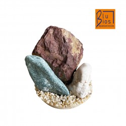 Trio Stone rocce naturali con base di resina