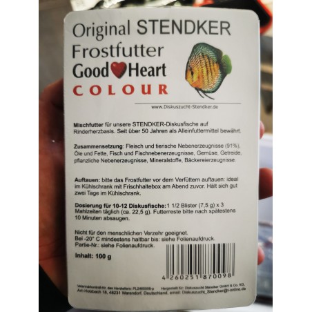 Stendker Color Amtra Frozen feed for Discus