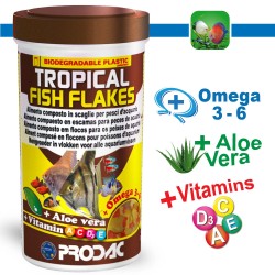 Tropical Fish Flakes Food Base for All Tropical Fish - Prodac