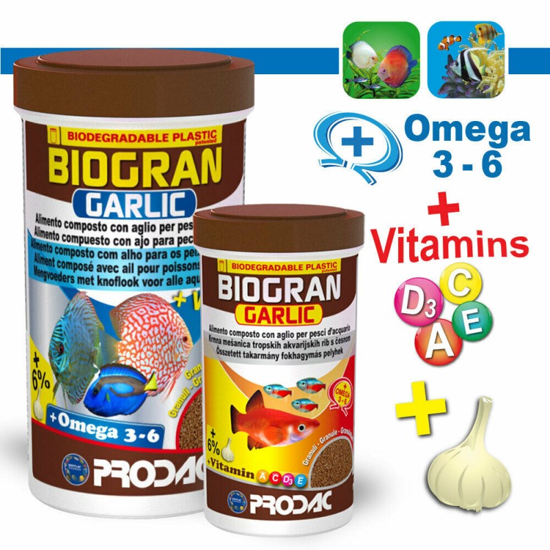 Biogran Garlic - granule feed Prodac