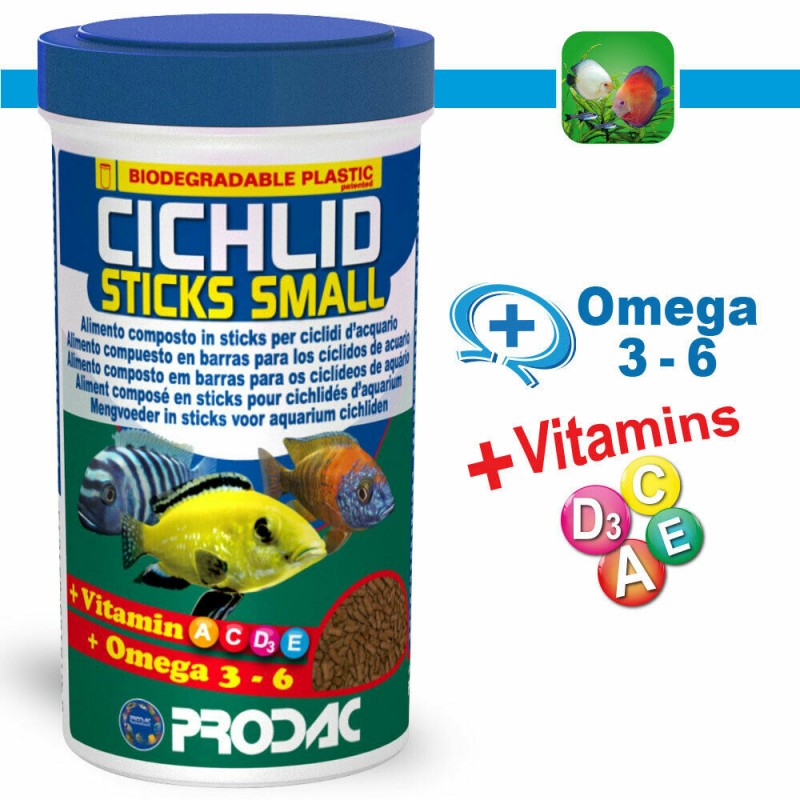 Cichlid Sticks Small 250ml - Prodac