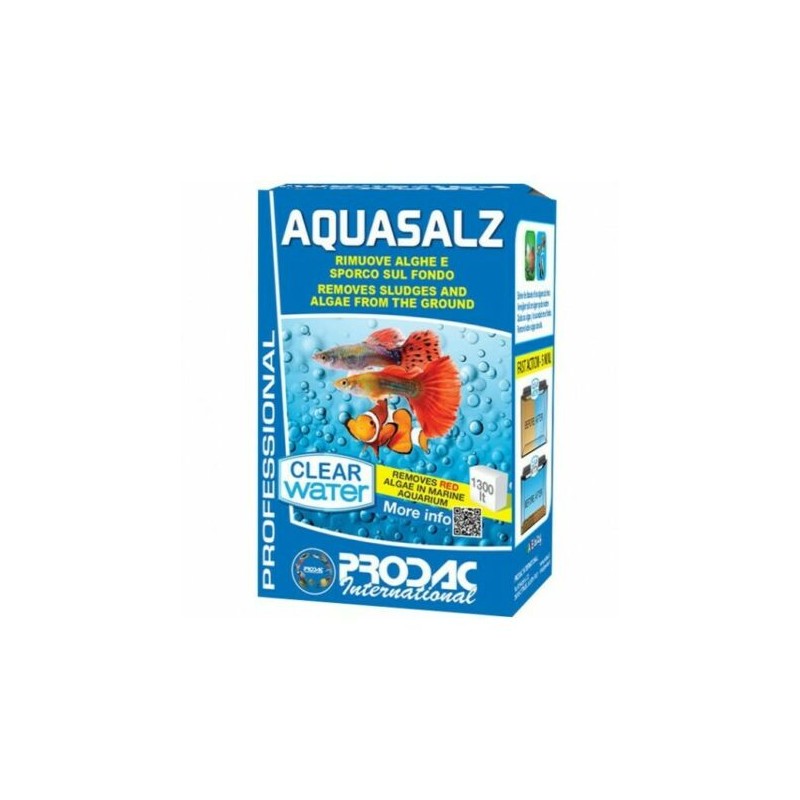 Aquasalz Prodac elimina alghe e sporco sul fondo