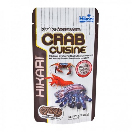 Hikari Crab Cuisine 50GR - Complete pellet for all crustaceans-hacks, shrimp, crabs and other species