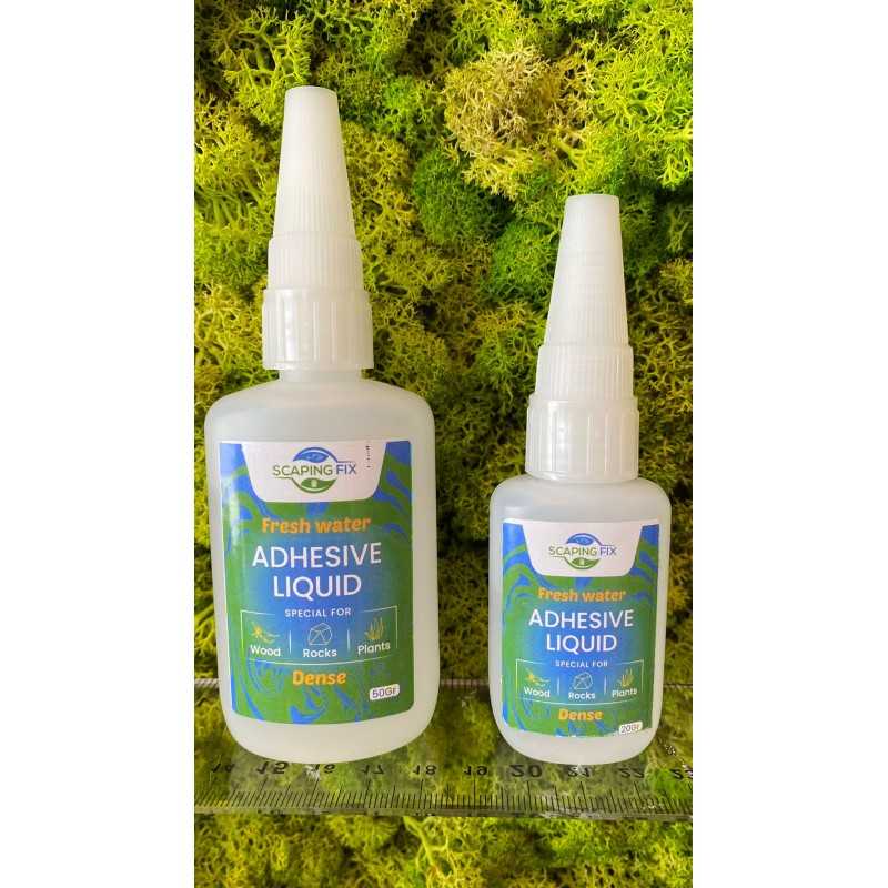 Dense glue scaping fix for fresh water plants