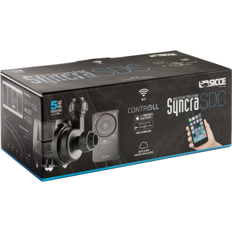 Pompa Syncra SDC di risalita con controller Wifi Sicce