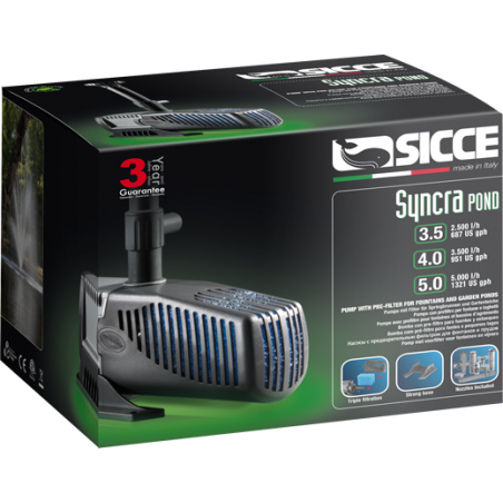 Pompe Syncrapond jusqu'à 5000L / H - SICCE