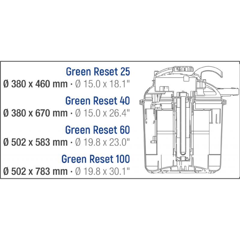 BIO filtre 60L UV Green Reset
