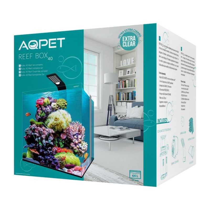 Reef Box 40 Complete Marine Aquarium 64 L. AQPET