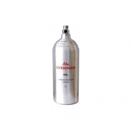 CO2 Rechargeable 2L / 1.5 kg aluminum cylinder Strideeways