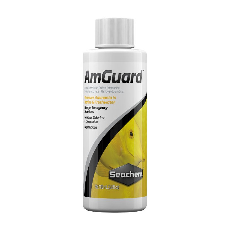 Amguard Seachem eliminates ammonia