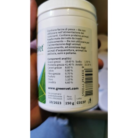 Pro RED, FREE FREE IN PELLET 150 G - GREEN VET