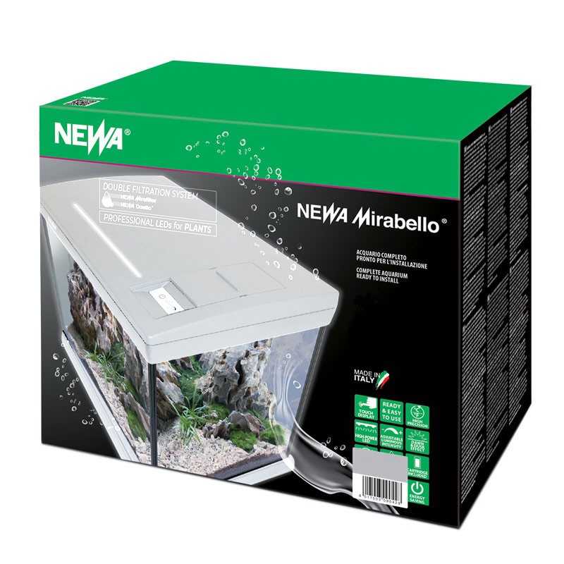 Mirabello 40, Crystal Aquarium equipped with...