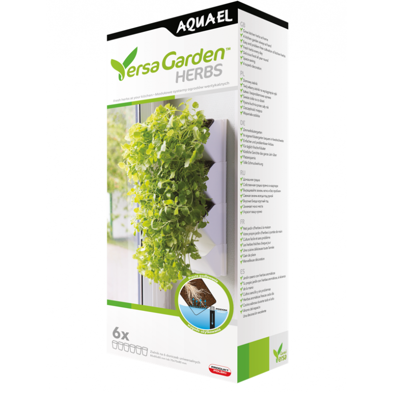 Versa herbes de jardin - mur vert - Aquael