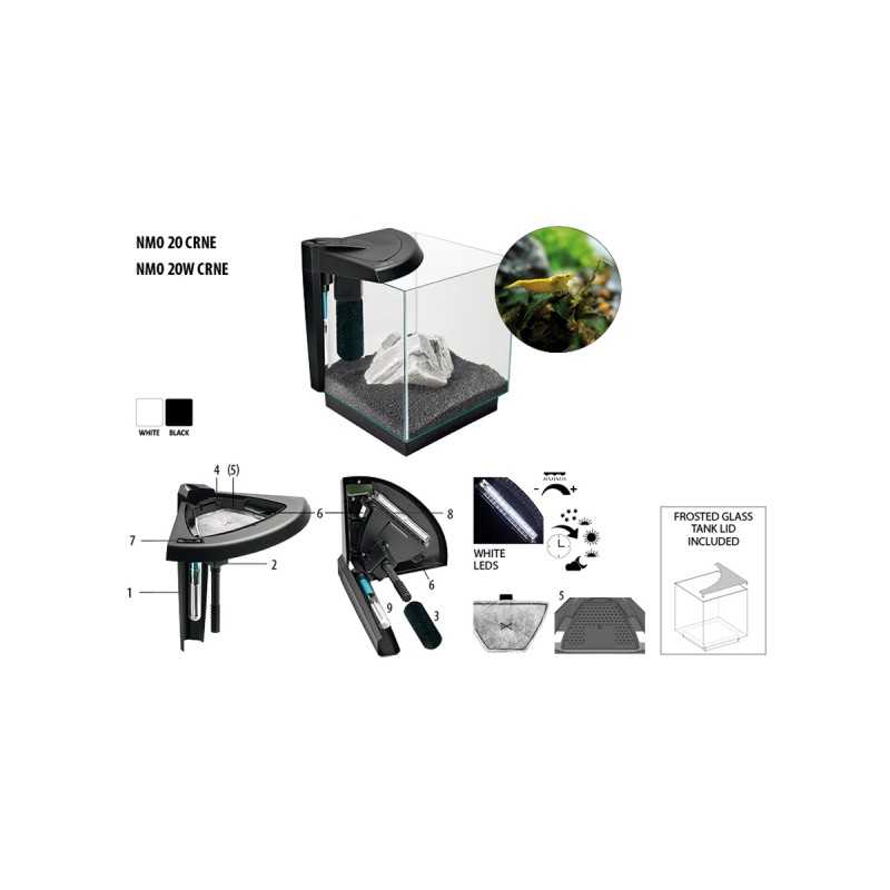 Newa More 20 Caridinae, Aquarium for 18 liters...