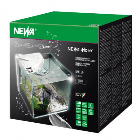 Newa Plus de 30, aquarium d'eau douce Touche double touche terminée 28 L - Newa