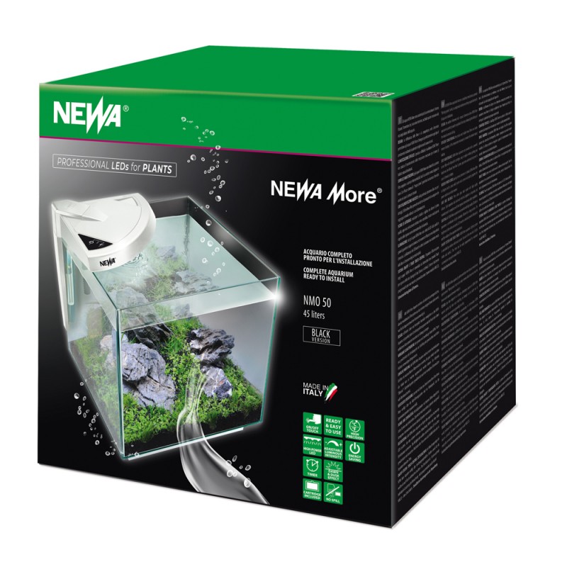 Newa More 50 Acquario Freshwater Led Dual Touch 45 l Bianco