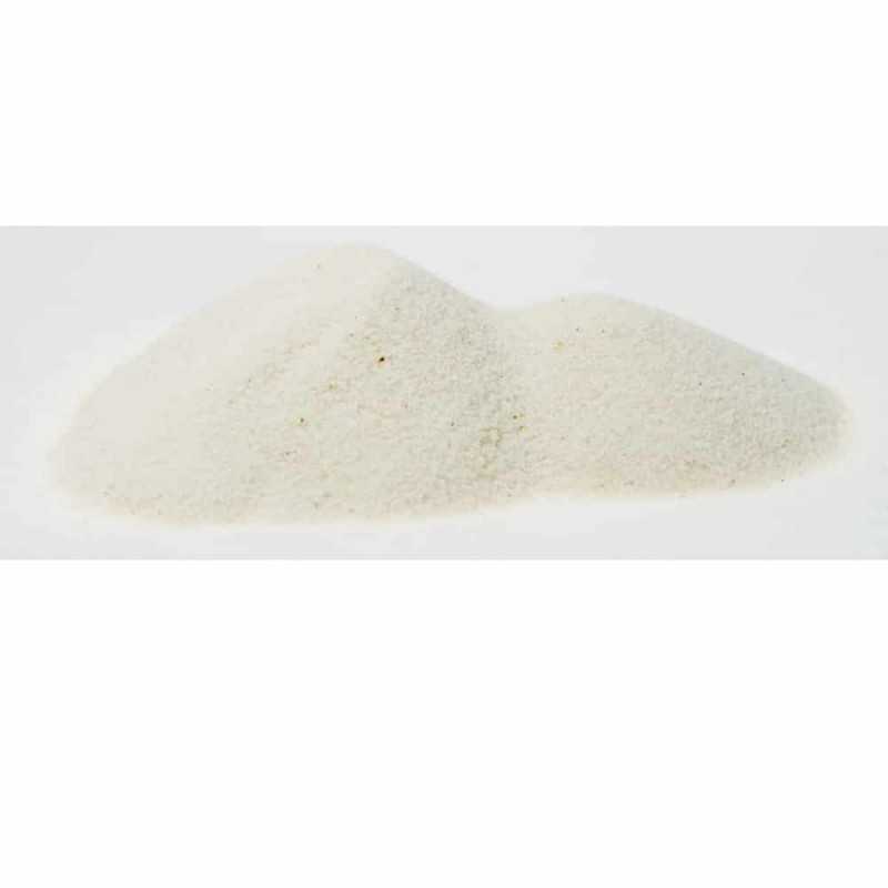 Very fine white sand 0,1-0.3mm amra