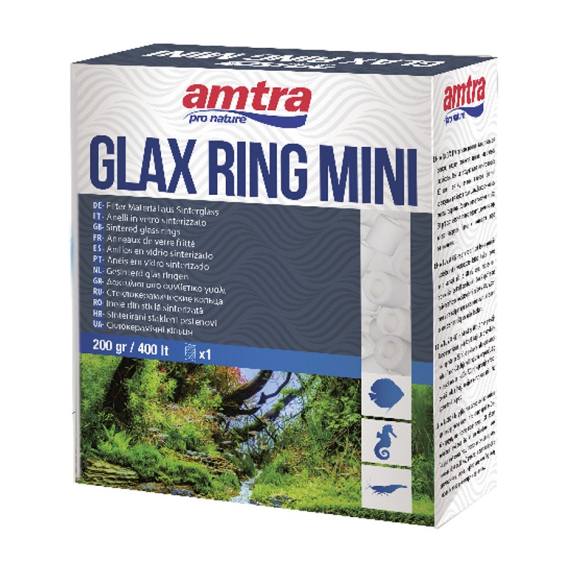 GlaX Ring Mini Amtra Canolicchi 200gr /400 lt x 1