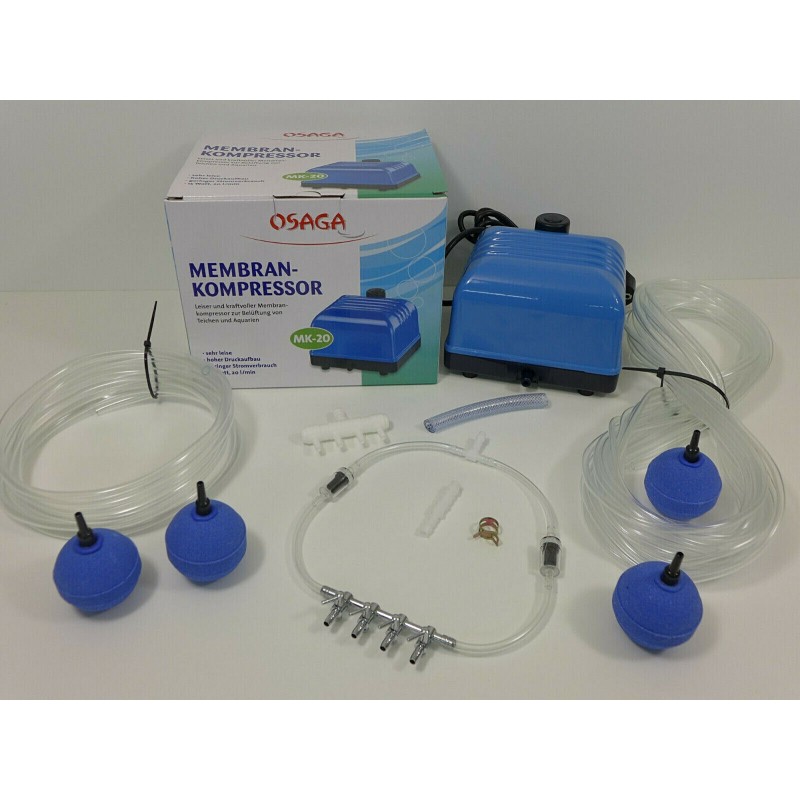 Osaga Set stagno MK-20 ventilazione stagno pompa ossigeno compressore a membrana