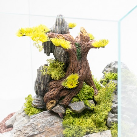 Décorations de décorations AQPET Bonsai Zen S AQPET pour les aquariums