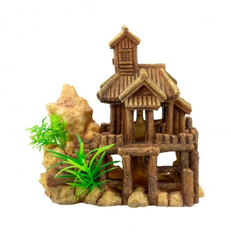 Décorations de décorations AQPET Castle AQPET pour les aquariums